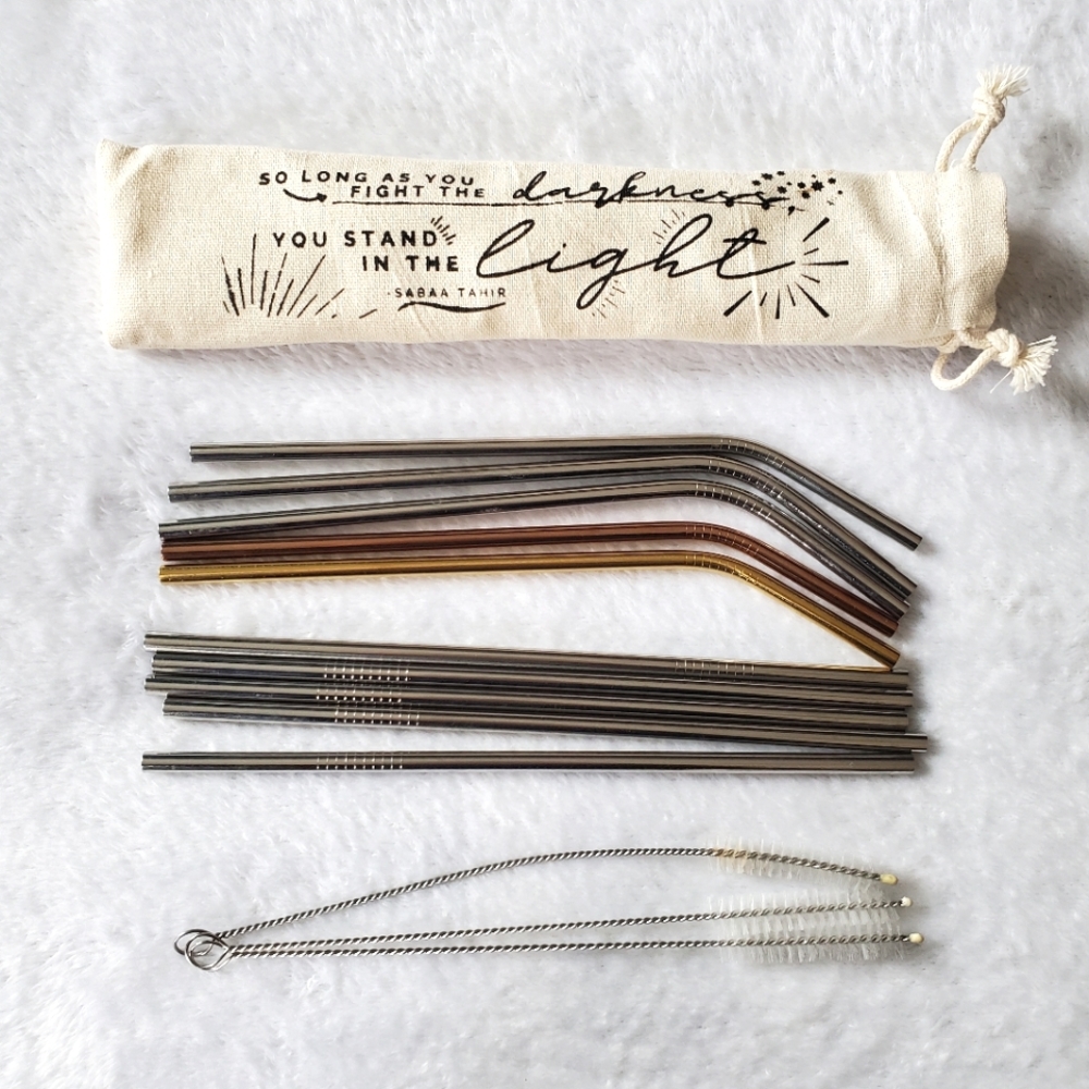 Owlcrate Savaa Tahir Metal Straws